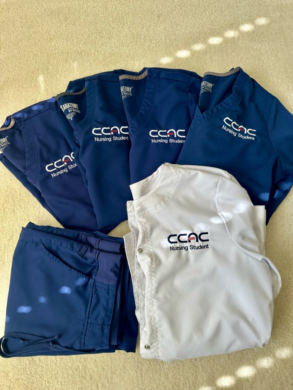 Nursing School Clinical Uniforms Scrub Bundle